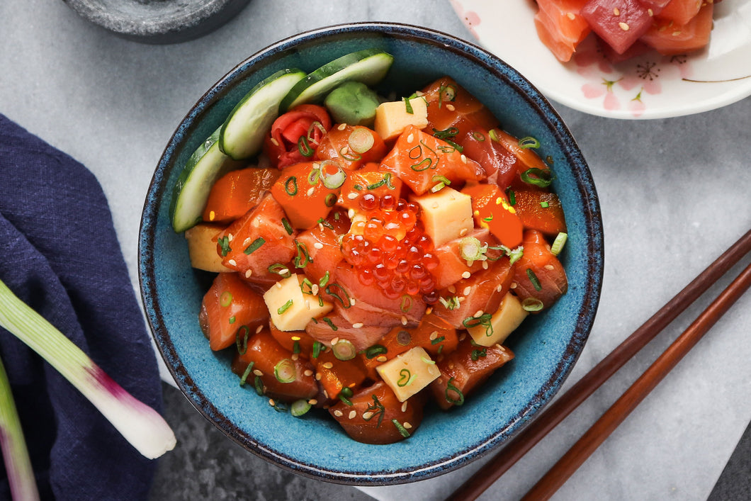 Salmon Chirashi Don
