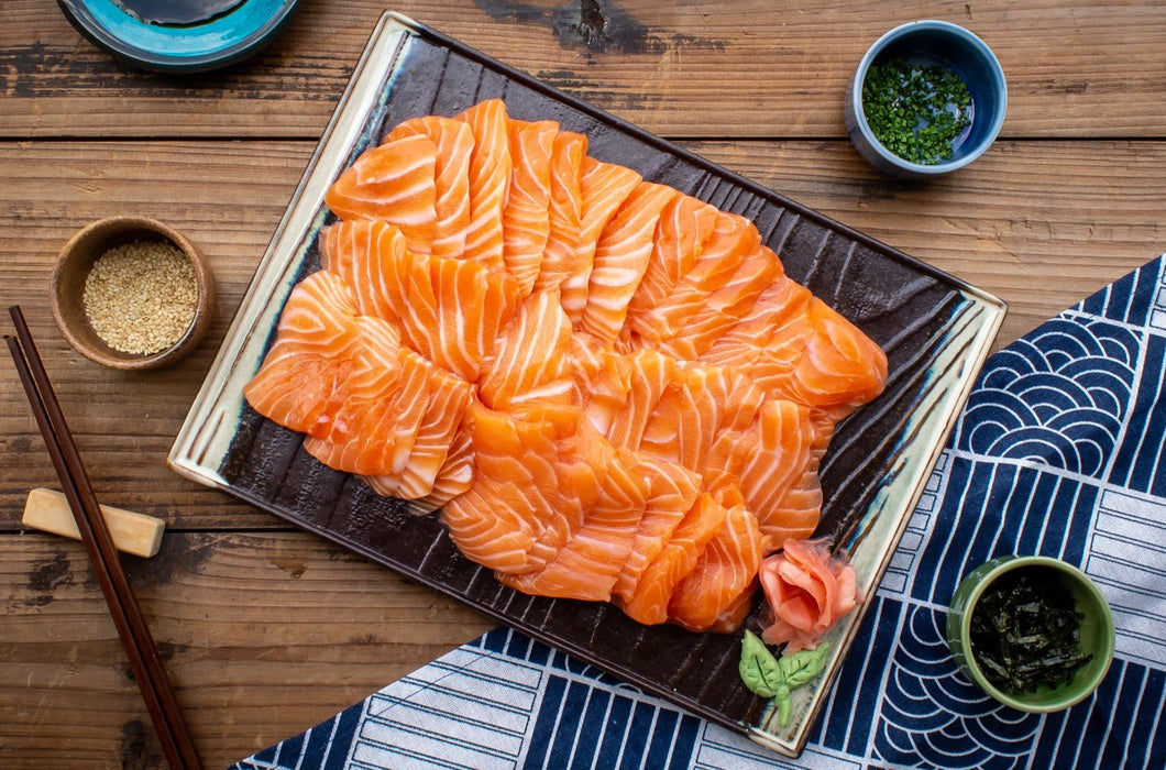 Salmon Sashimi Platter - 10 Pax