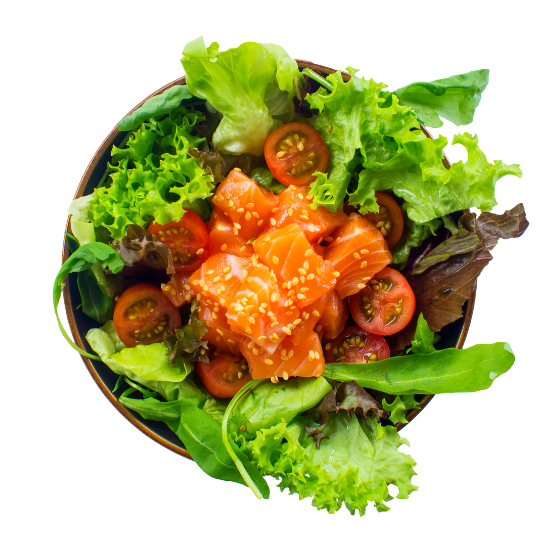 Salmon Sashimi Salad